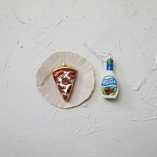 Hello Honey® 4.5" Glass Ranch Dressing Bottle Ornament
